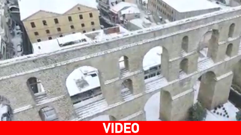 Εικόνες της λευκής Καβάλας από ψηλά…