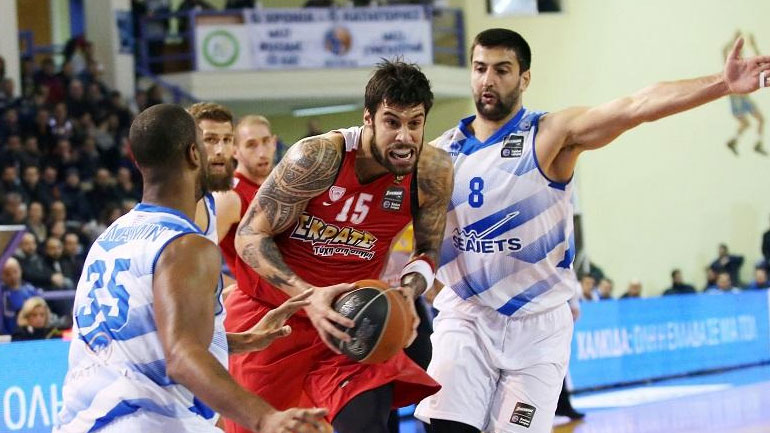 Ολοκλήρωσε τον πρώτο γύρο αήττητος ο Ολυμπιακός, 90-72 την Κύμη Ολοκλήρωσε τον πρώτο γύρο αήττητος ο Ολυμπιακός, 90-72 την Κύμη