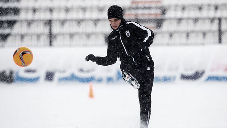 Χιονοπόλεμος στην Τούμπα