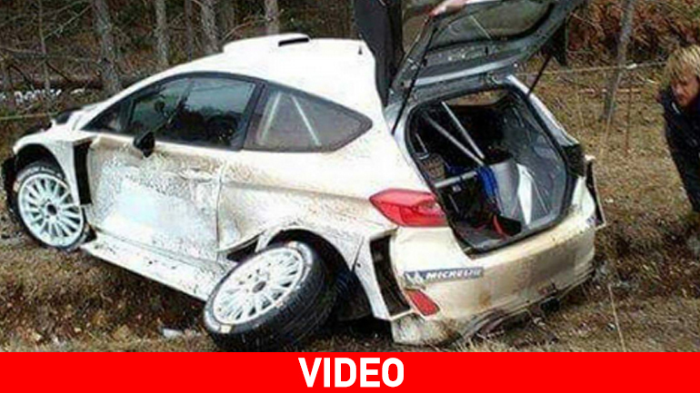 Ατύχημα για τον Ogier στις δοκιμές με το Fiesta WRC