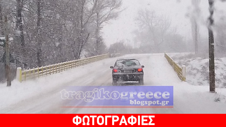 Στα λευκά η πόλη της Καστοριάς