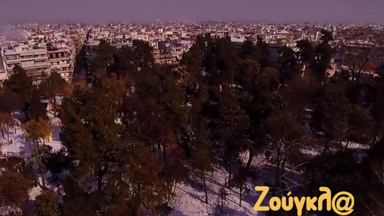 Βόλτα στην Κατερίνη με drone