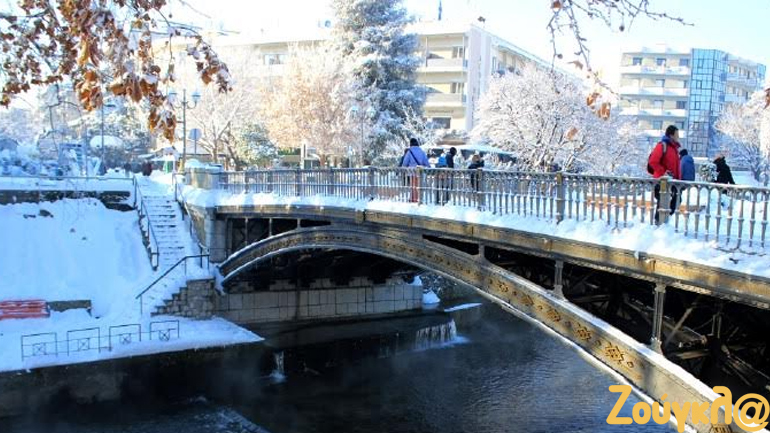 Τρίκαλα: Έργα… τέχνης στο χιόνι!