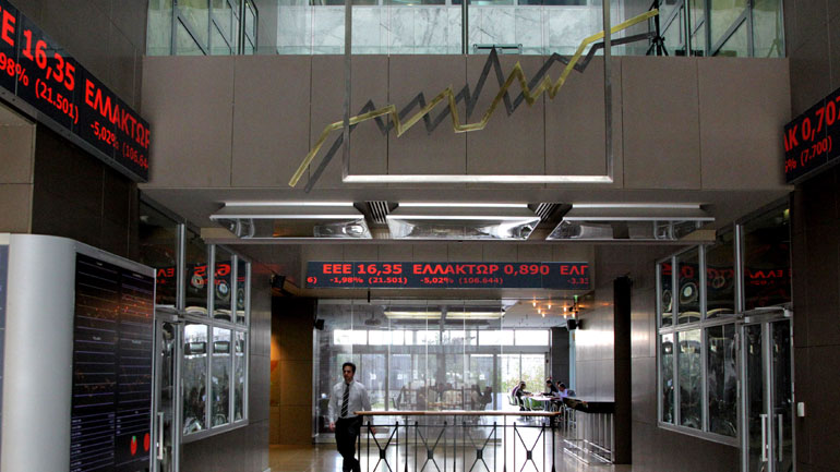 Πτωτικές τάσεις στο Χρηματιστήριο Αθηνών