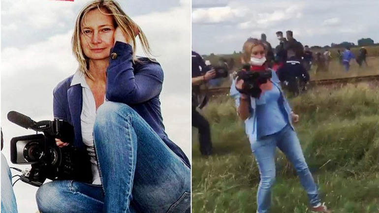 Καταδικάστηκε η εικονολήπτρια που έβαλε τρικλοποδιά σε πρόσφυγες