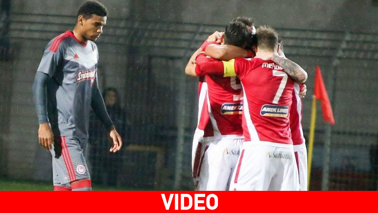 Στραβοπάτησε στα Περιβόλια ο Ολυμπιακός, 2-2 με τον Πλατανιά