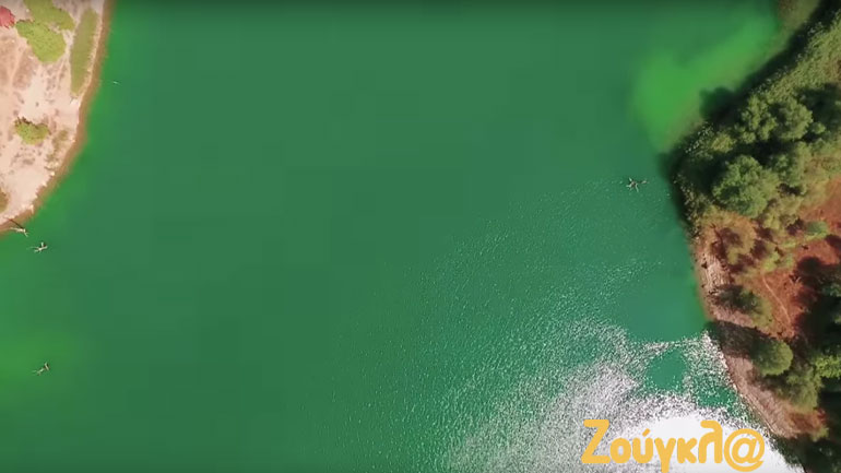 Η υπέροχη λίμνη Τσιβλού από ψηλά…