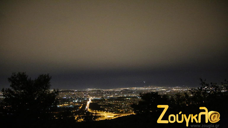 Πανοραμικές φωτογραφίες από το Λεκανοπέδιο της Αττικής