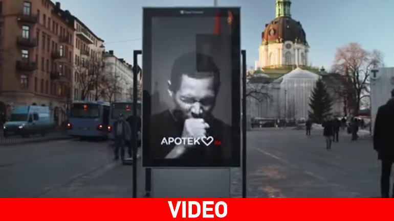 Σουηδία: «Έξυπνη» αφίσα… βήχει όταν αντιληφθεί καπνό τσιγάρου