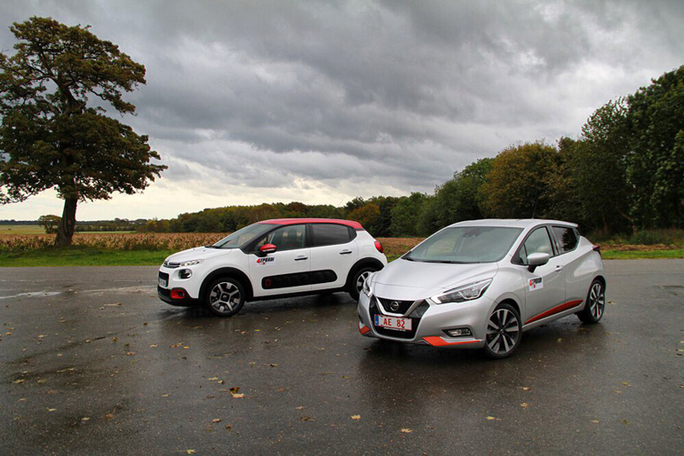 Δύο αυτοκίνητα που θα πρωταγωνιστήσουν φέτος. Citroen C3 και Nissan Micra...