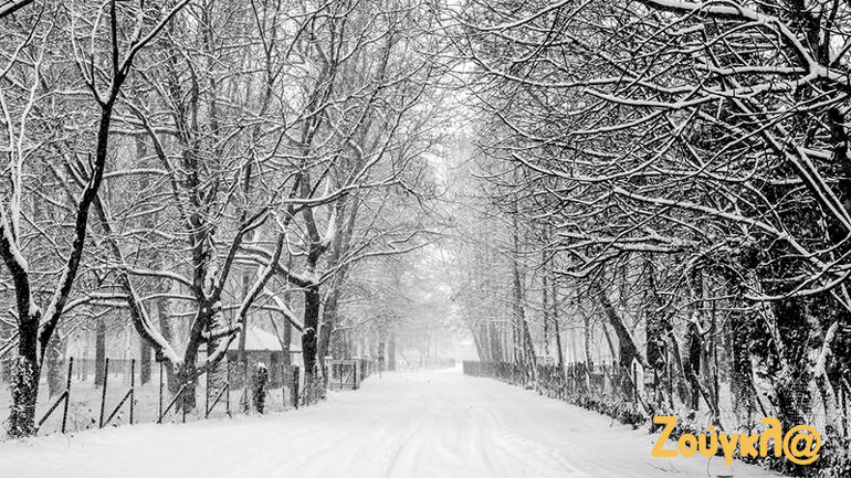 Ο χειμώνας σκέπασε το Αρχαιολογικό Πάρκο Δίου