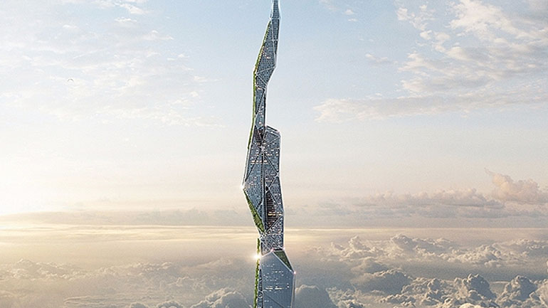 3D ουρανοξύστης με ύψος 5 χλμ.!