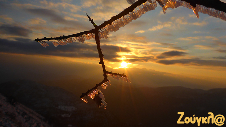Πρέβεζα: Τα άλογα πήραν τα… χιονισμένα βουνά!