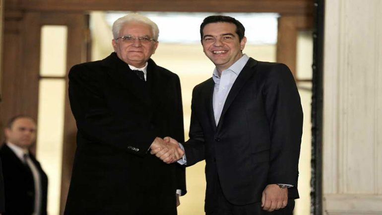 Συνάντηση Τσίπρα-Ματαρέλα: «Μας ενώνει μια μακρά ιστορία με τρόπο άρρηκτο»