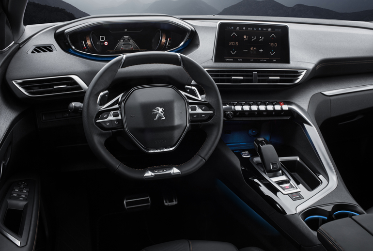 Το εσωτερικό του Peugeot 3008...