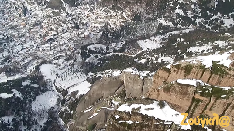 Τα χιονισμένα Μετέωρα