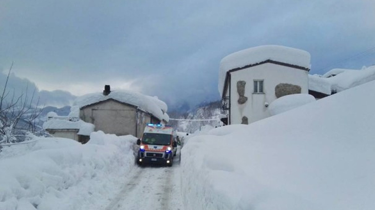 Ιταλία: Διάσωση και τέταρτου παιδιού από το ξενοδοχείο Rigopiano