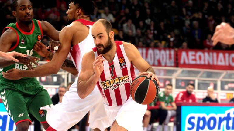 Καταιγιστικός ο Ολυμπιακός, 92-62 τη Μπασκόνια