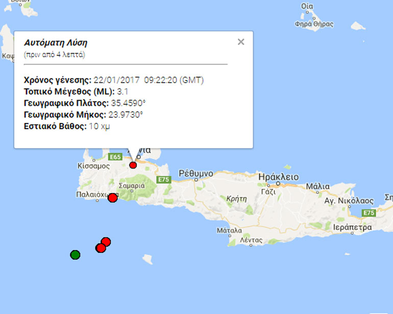 Το επίκεντρο της δόνησης