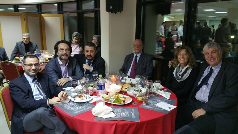  Καλεσμένοι στην εκδήλωση του Auto Τρίτη οι Αδάναλης, Κακούρης και Βαρίνος (αριστερά προς δεξιά - από την ιδρυτική συντακτική ομάδα - έλλειπαν οι Ντάνος και Γιαννούλας)