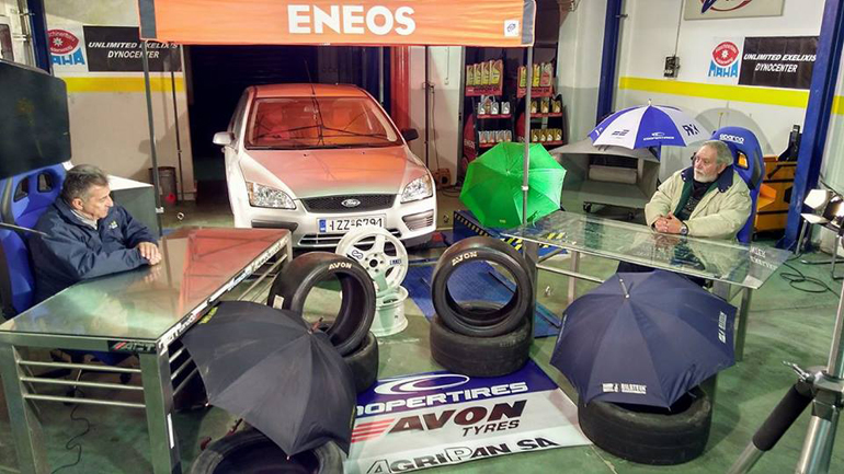 Στράτος Φωτεινέλης (αριστερά) και Άγγελος Μπαβέλας