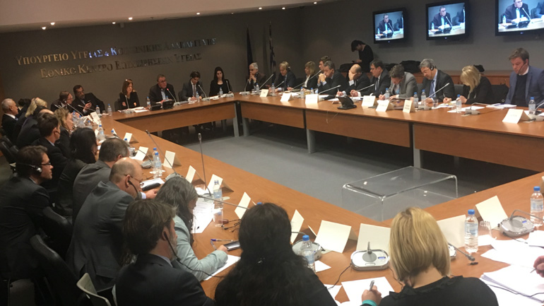 Ο Γιάννης Μουζάλας ενημέρωσε του πρέσβεις των χωρών της ζώνης Σένγκεν για το μεταναστευτικό