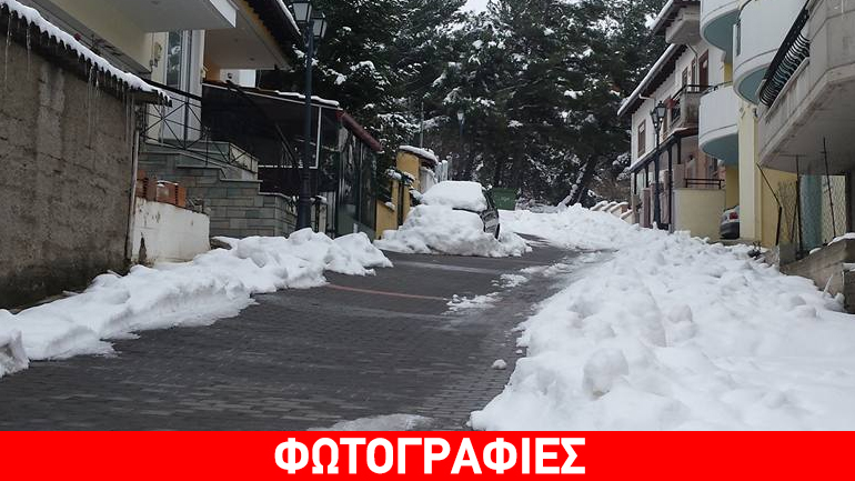 Στα λευκά η Κοζάνη