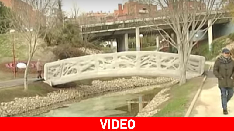 Στην Καταλονία η πρώτη 3D εκτυπωμένη… πεζογέφυρα!