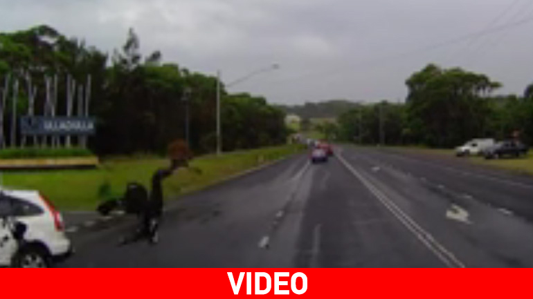 Ούτε ο ίδιος δεν κατάλαβε πως γλύτωσε από τέτοιο ατύχημα!