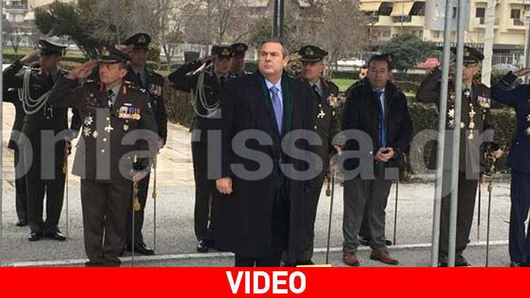 Παρουσία Καμμένου η αλλαγή φρουράς στην 1η Στρατιά