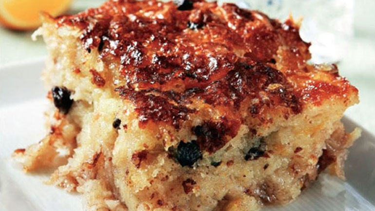 Πορτοκαλόπιτα με ψημένα φύλλα