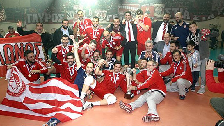 Βόλεϊ: Θριαμβευτής στο Λιγκ Καπ «Νίκος Σαμαράς» ο Ολυμπιακός