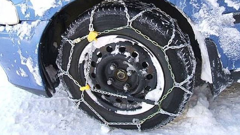 Πού χρειάζονται αντιολισθητικές αλυσίδες στην κεντρική Μακεδονία