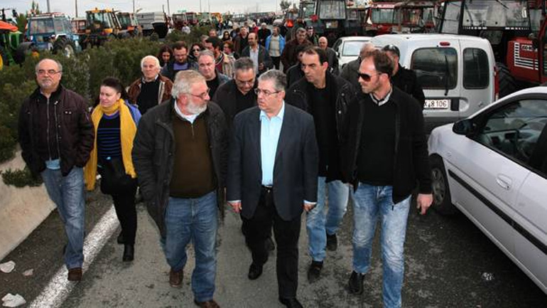 Δ. Κουτσούμπας: Δίκαιος ο αγώνας της μικρομεσαίας αγροτιάς