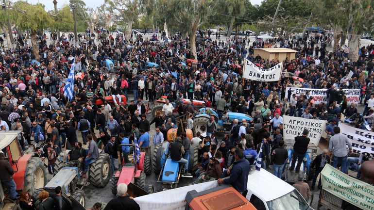 Σε κοινό μέτωπο για τις κινητοποιήσεις τους προσανατολίζονται οι αγρότες της Κρήτης