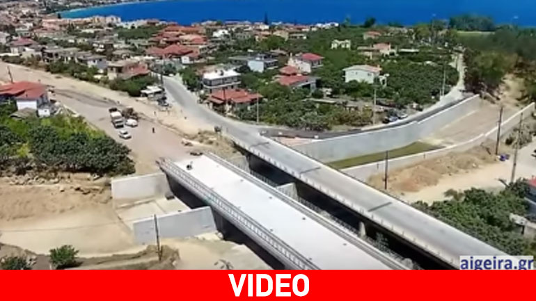 Ολυμπία Οδός και σιδηροδρομική γραμμή από… ψηλά!