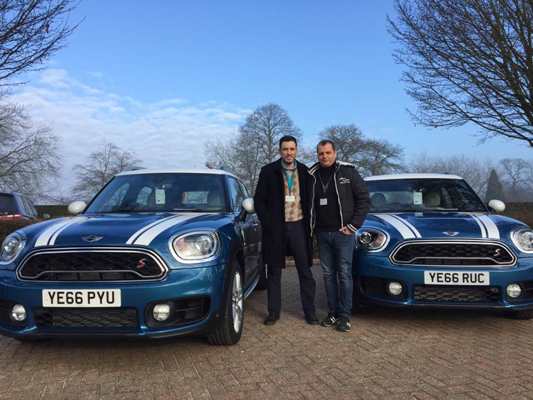 O Κωνσταντίνος Διαμαντής (αριστερά) με τον Γιάννη Τσιρογιάννη