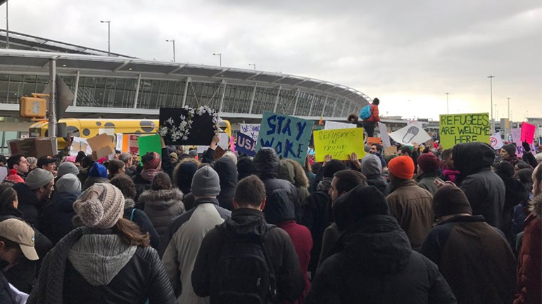 ΗΠΑ: Συνεχίζονται οι διαδηλώσεις κατά του διατάγματος Τραμπ