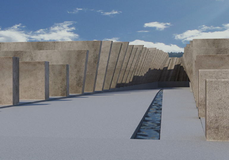 Η είσοδος στο μνημείο