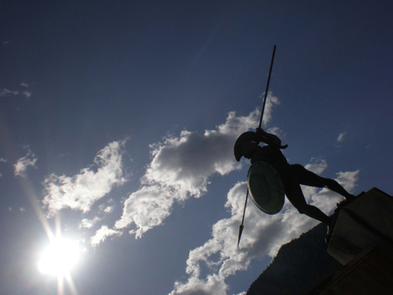 Φωτογραφία του Αγάλματος του Λεωνίδα, της Μαριάννας Νανά