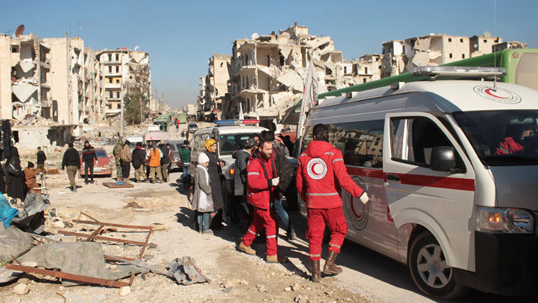 Συρία: Αεροπορικές επιδρομές έπληξαν τα γραφεία της Ερυθράς Ημισελήνου