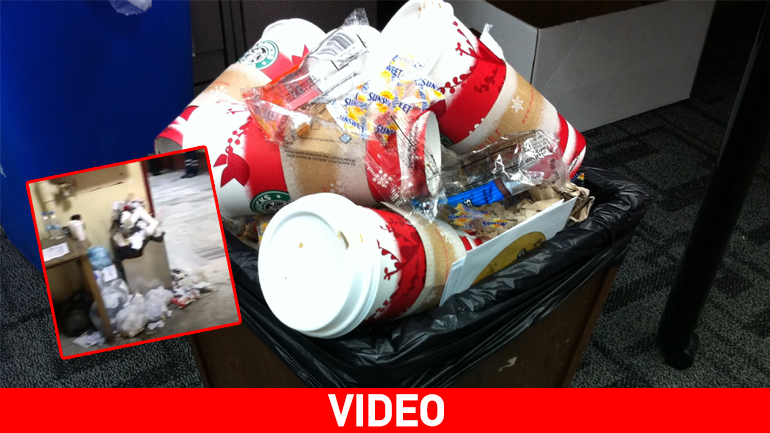 Θεσσαλονίκη: Δημόσια υπηρεσία… σκουπιδαριό!