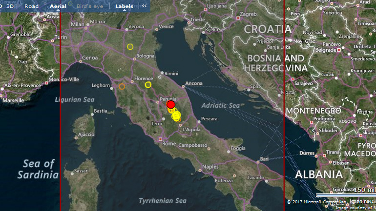 Σεισμός 4,9R στην Ιταλία – Προηγήθηκε δόνηση 4R