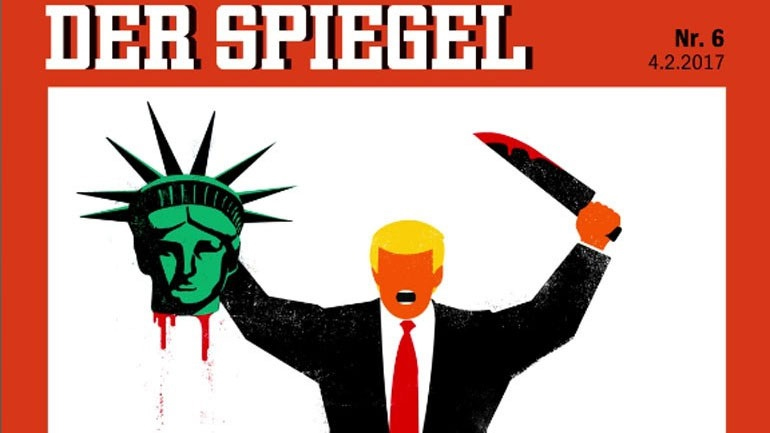 Spiegel: Το εξώφυλλο με τον Τραμπ είναι η απάντηση στις απειλές κατά της Δημοκρατίας
