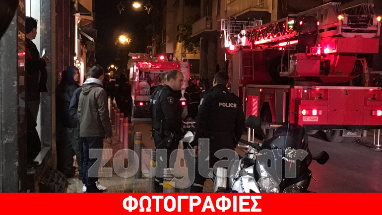 Έκρηξη σε πολυκατοικία στην οδό Σόλωνος
