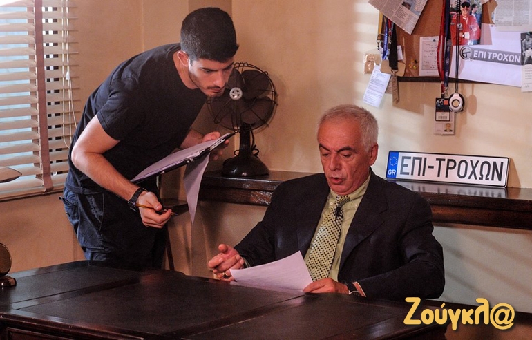 Ο Θάνος Παππάς (αριστερά) μαζί με τον Χάρη Θεοφράστου