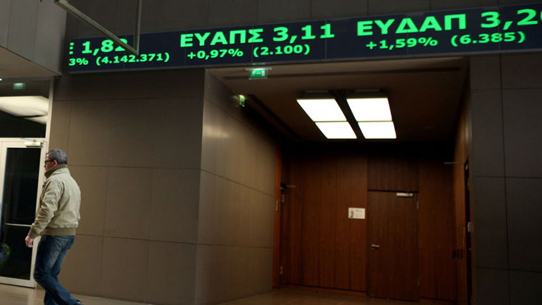 Mικρή άνοδος στο Χρηματιστήριο
