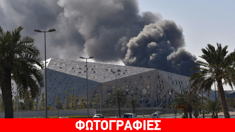 Στις φλόγες τυλίχθηκε η εντυπωσιακή όπερα του Κουβέιτ