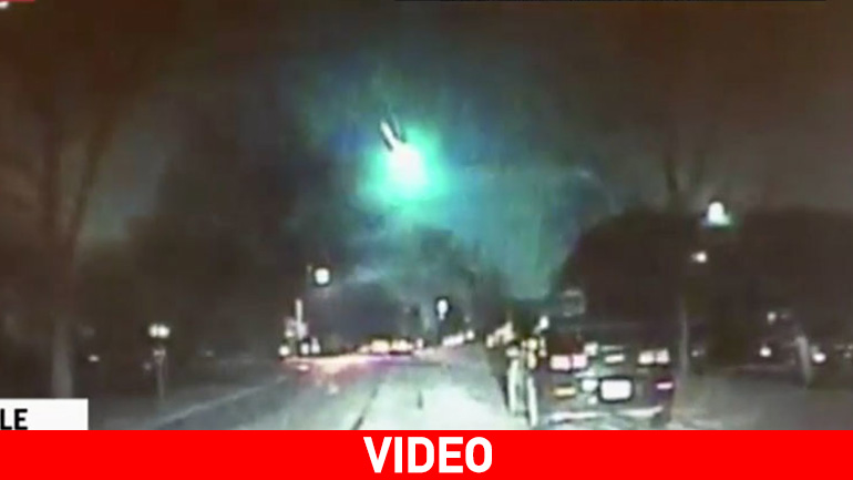 Λαμπερός μετεωρίτης στον ουρανό του Ουισκόνσιν