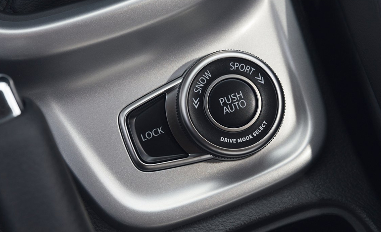 Από τον περιστροφικό διακόπτη επιλέγεις το πρόγραμμα οδήγησης